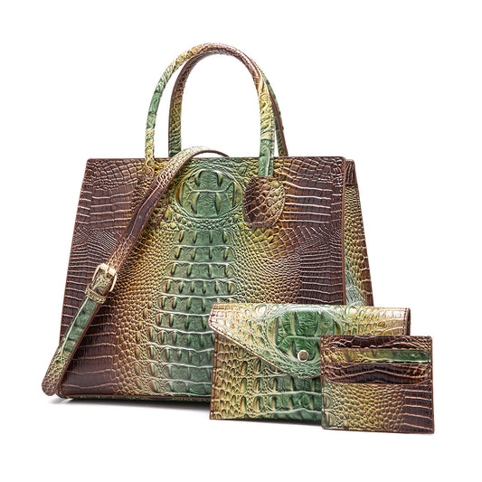 Vibrant Crocodile-Grain Design In The Brummie Style