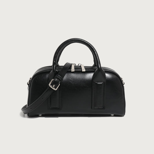 Soft Leather Simple Tote Crossbody Bag