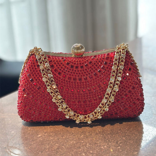 High-end Socialite Full Of Sparkling Diamonds Handbag