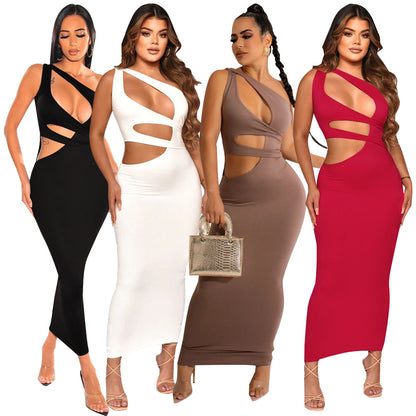 Off-Shoulder Irregular Fashion Dress