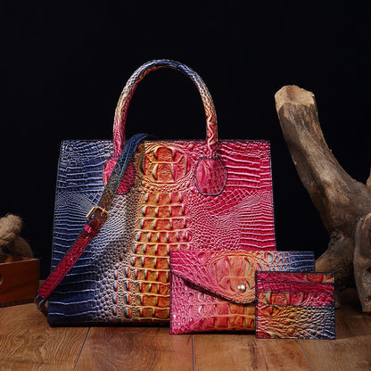 Vibrant Crocodile-Grain Design In The Brummie Style