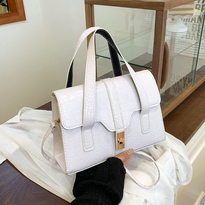 Western-style Solid-colour Crocodile-pattern