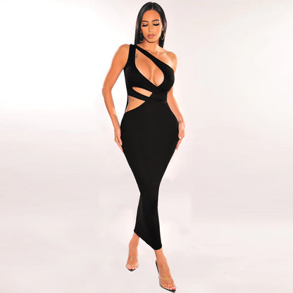Off-Shoulder Irregular Fashion Dress