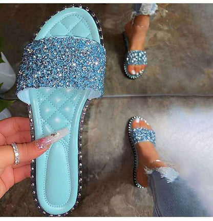 Rhinestone Bling Sandals