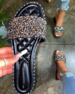 Rhinestone Bling Sandals
