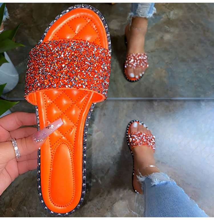 Rhinestone Bling Sandals