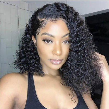 Synthetic Lace Front Wig Africa Small Curly Wig