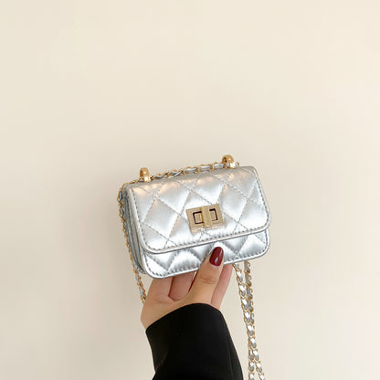 Lock-Clasp Chain All-Match Crossbody Bag