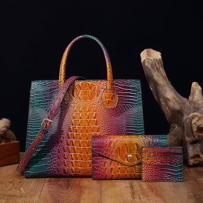 Vibrant Crocodile-Grain Design In The Brummie Style