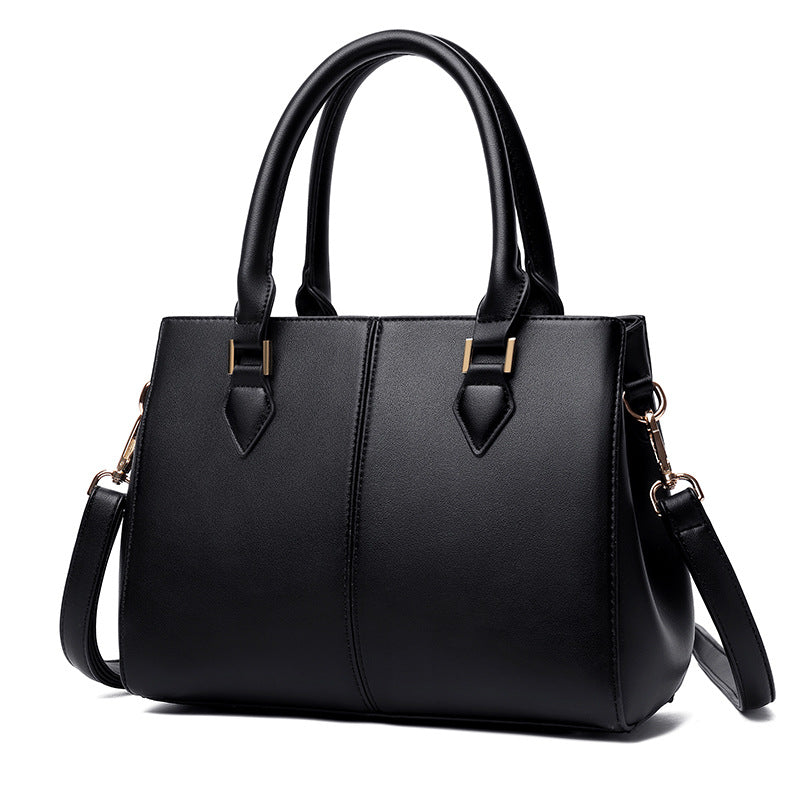 Soft Leather Large-Capacity Crossbody Shoulder Bag
