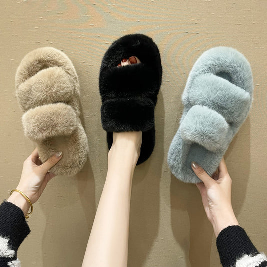 Fuzzy Fluffy Bedroom Slippers