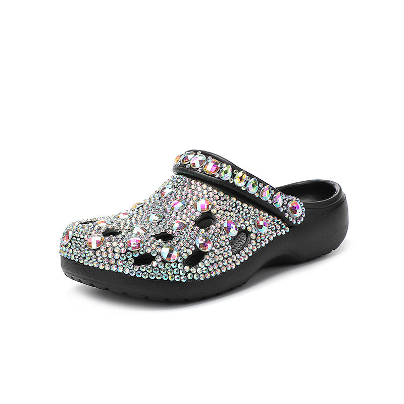 Platform Rhinestone Casual Sandals