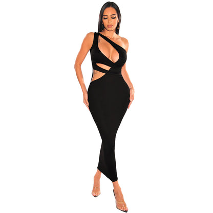 Off-Shoulder Irregular Fashion Dress