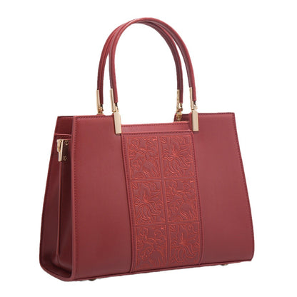 High-end Red Handbag