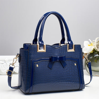 Sleek, Stylish Tote And Clutch Set