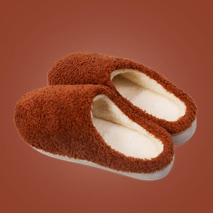 Furry  Soft Winter Bedroom Slippers