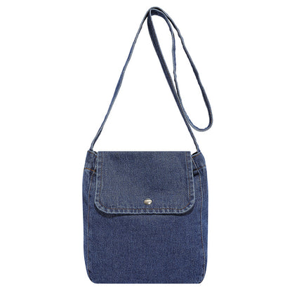 Denim Commuter Crossbody Bag