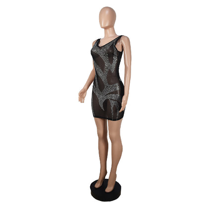 Rhinestone NC Dress