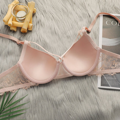 Lingerie Set, Pink, Sweet And Comfortable Push-up Bra