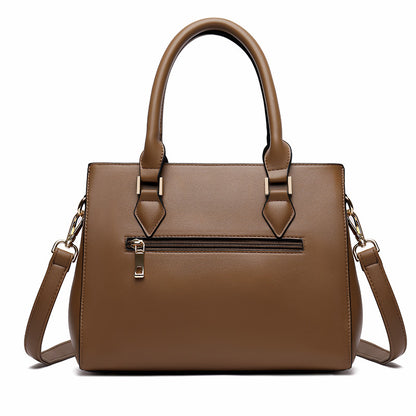 Soft Leather Large-Capacity Crossbody Shoulder Bag