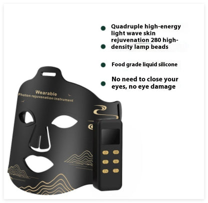 Infrared Phototherapy Beauty Apparatus Face Led Colour Skin Rejuvenation Mask