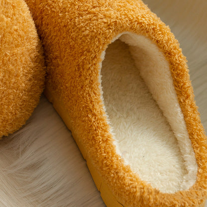 Furry  Soft Winter Bedroom Slippers