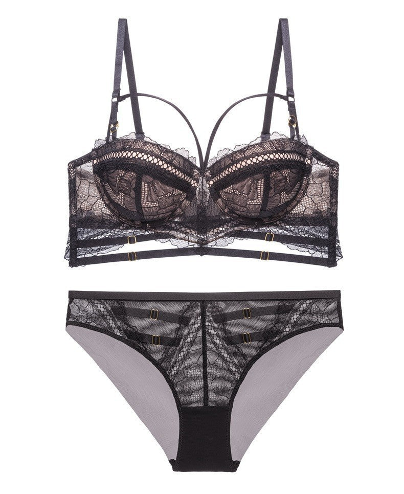 American Sexy Lingerie Set Hollow-out Camisole Bra Women