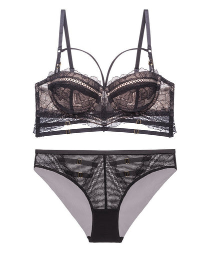 American Sexy Lingerie Set Hollow-out Camisole Bra Women