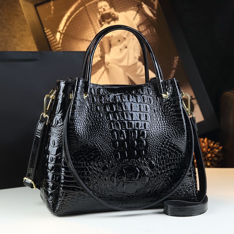 Stylish And Colourful Crocodile Skin Shoulder Bag
