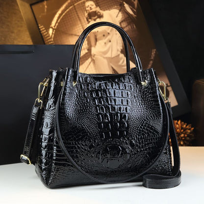Stylish And Colourful Crocodile Skin Shoulder Bag