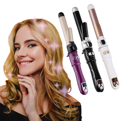 Otating Curling Iron Wand Automatic Hair Curler Instant Auto Heat Hair Waver