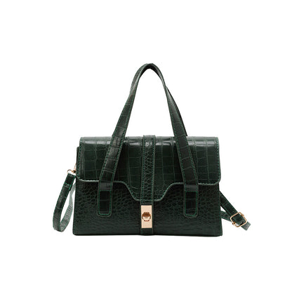 Western-style Solid-colour Crocodile-pattern