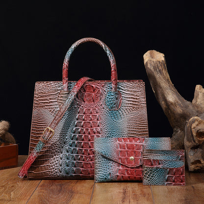 Vibrant Crocodile-Grain Design In The Brummie Style