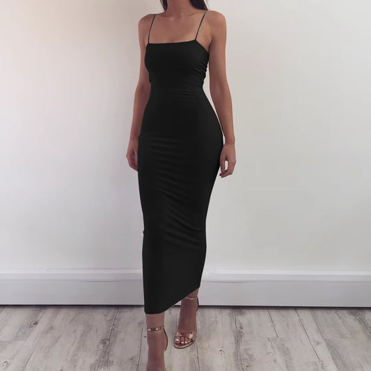  Long Sling Club Dress