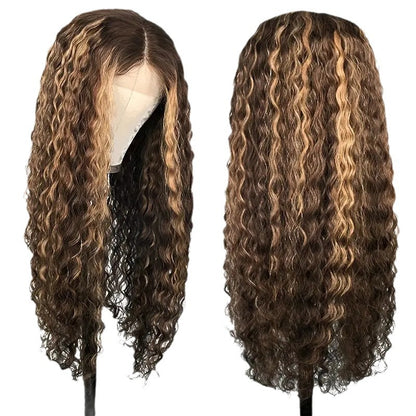 Small Volume Wound Tube Afro Long Curly Wig