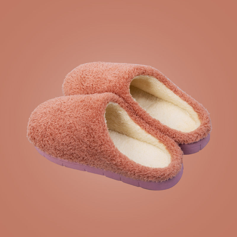 Furry  Soft Winter Bedroom Slippers