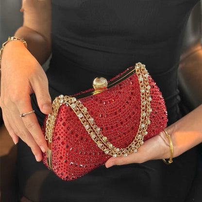 High-end Socialite Full Of Sparkling Diamonds Handbag