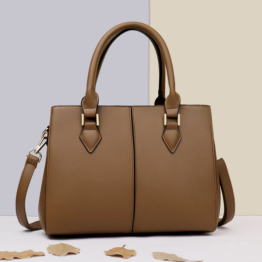 Soft Leather Large-Capacity Crossbody Shoulder Bag