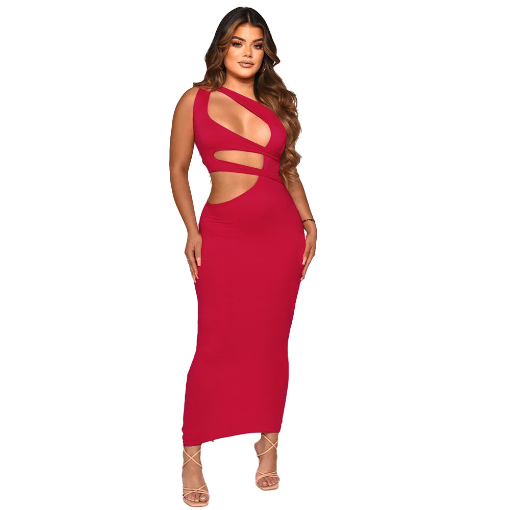 Off-Shoulder Irregular Fashion Dress