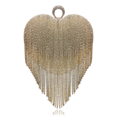 Pure Colour All-matching Tassel Bag