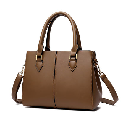 Soft Leather Large-Capacity Crossbody Shoulder Bag
