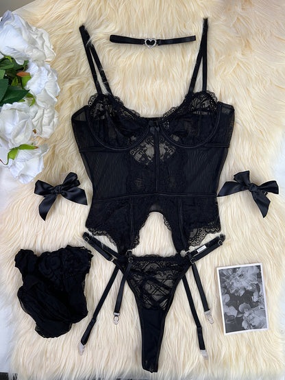 5 Piece Sexy Lace Lingerie SeT