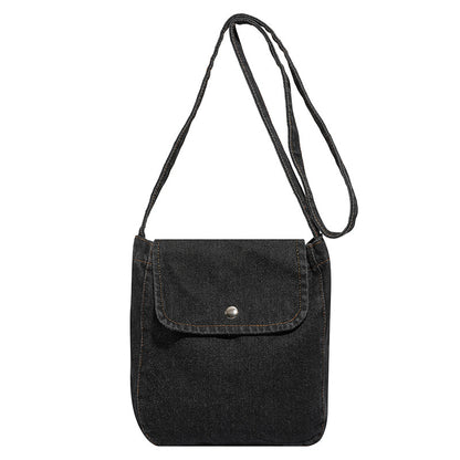 Denim Commuter Crossbody Bag