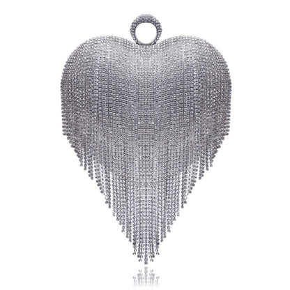 Pure Colour All-matching Tassel Bag