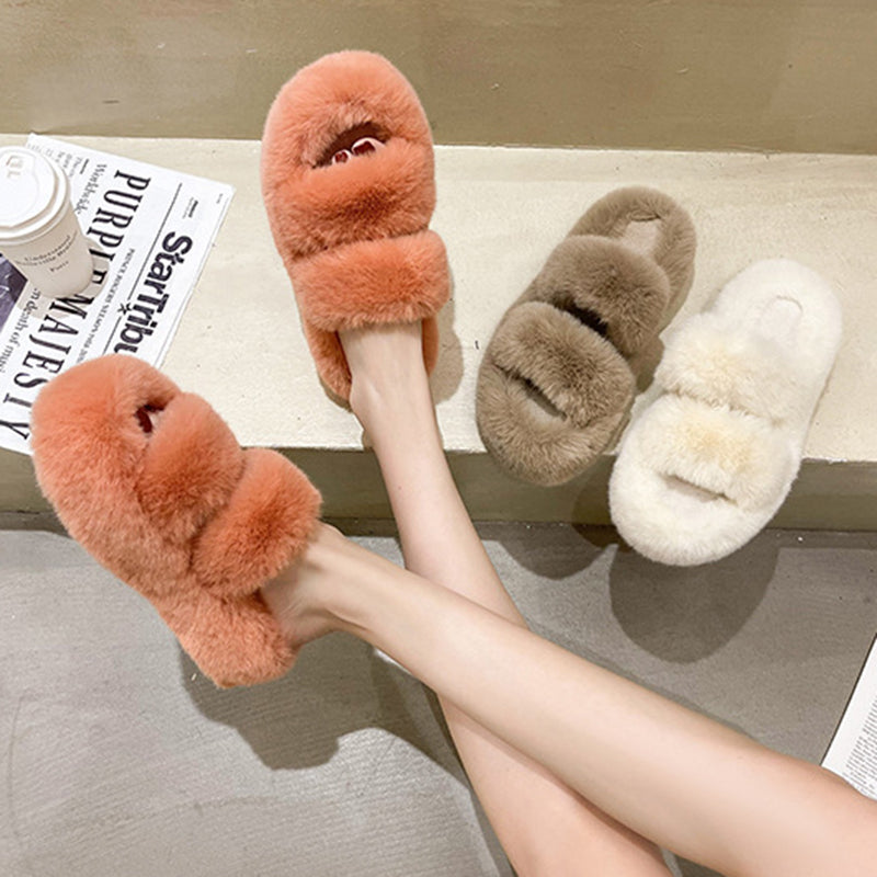Fuzzy Fluffy Bedroom Slippers