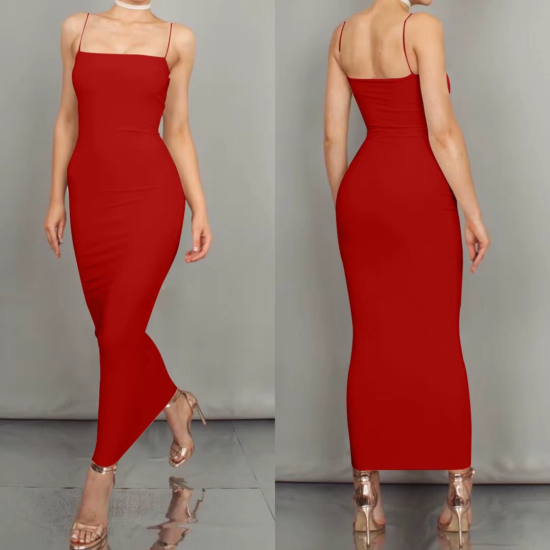  Long Sling Club Dress