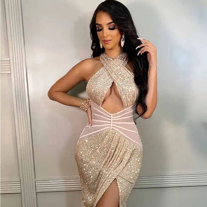 Sexy Sequin Elegant Glitter Sparkly Bodycon Dress