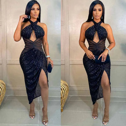 Sexy Sequin Elegant Glitter Sparkly Bodycon Dress