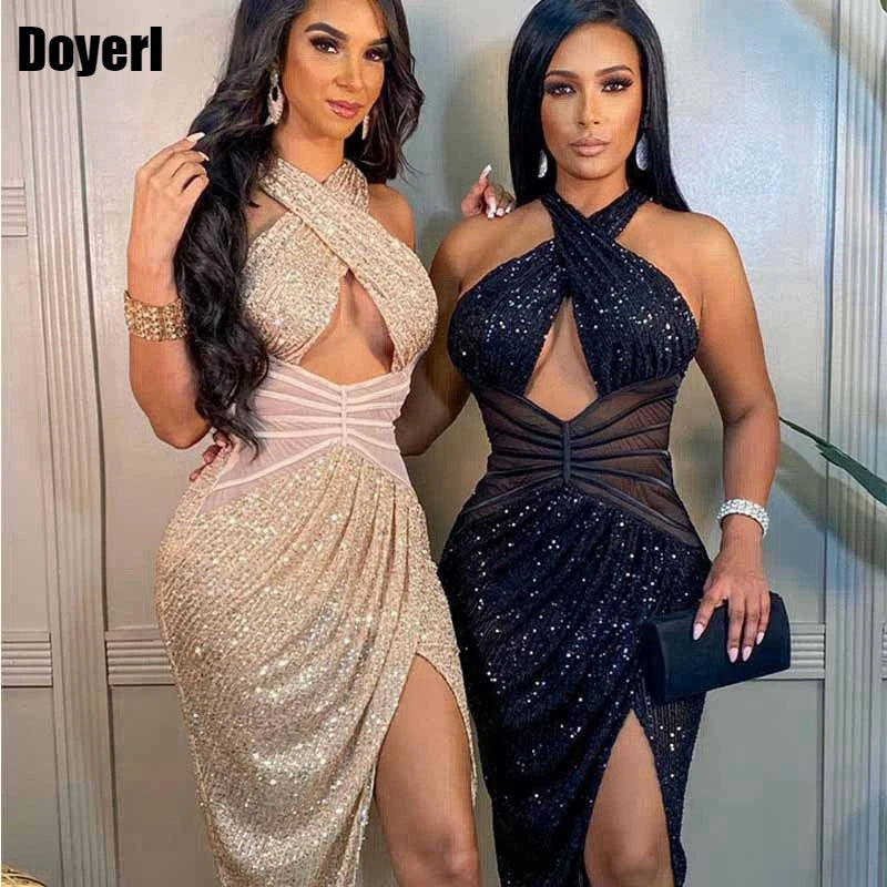 Sexy Sequin Elegant Glitter Sparkly Bodycon Dress