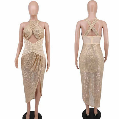 Sexy Sequin Elegant Glitter Sparkly Bodycon Dress